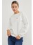 3 Iplik Metal Aksesuar Detaylı Sweatshirt 4