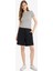 Coool Beli Lastikli Cepli Siyah Bermuda Şort F5188AX25SM 1