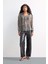 Wide Leg Fermuarlı Uzun Deri Pantolon G0140AX25AU 1