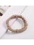 %100 Saf Ipek Küçük Scrunchie Saç Tokası Renk3 - Günlük Pratik Ekstra Elastik Lastikli Simit Toka 1