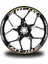 Koyu Sarı Yamaha mt 10 Sp Jant Sticker Etiket 1