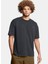 1389147-001-UA M Hw Os Logo Wash Ss Siyah Bisiklet Yaka Normal Düz Erkek T-Shirt 1