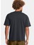 1389147-001-UA M Hw Os Logo Wash Ss Siyah Bisiklet Yaka Normal Düz Erkek T-Shirt 2