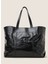 Deri Siyah Kadın Shopper Çanta 25FW348-1 1