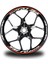 Turuncu Yamaha Yzf R125 Takım Jant Sticker Etiket 1