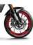 Kırmızı Cf Moto 250 Nk Geniş Jant Sticker Etiket Modeli 2