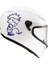 Tek Renk Pis Çocuk(Dirty Boy Helmet Stickers) Kask Sticker Etiket Modeli 1