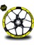 Neon Sarı Cf Moto 250 Sr Geniş Jant Sticker Etiket Modeli 1