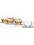 Basic Fincan Takımı 12 Parça 240 ml Hacimli Şeffaf Cam Kulplu 6 Fincan ve Tabak 7