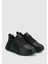 Siyah Deri Erkek Sneaker 2