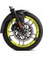 Neon Sarı Bajaj F250 Geniş Jant Sticker Etiket Modeli 2