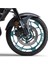 Beyaz Yamaha Mt-25 Geniş Jant Sticker Etiket Modeli 2