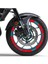 Kırmızı Yamaha Mt-25 Geniş Jant Sticker Etiket Modeli 2