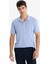 %100 Pamuk Regular Fit Polo Yaka Kısa Kollu Basic Düz Pike Kumaş Tişört C1293AX25SP 4