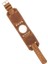 Apple Watch Uyumlu Deri Kordon 42-44-45MM Cuff G19 Taba 3
