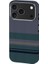 iPhone 17 Pro Max Uyumlu Kılıf M-Safe Şarjlı Karbon Fiber Benks Aurora Armorpro Kevlar Kapak Yeşil 3