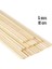 Ahşap Bambu Silindir Maket Çubukları 5 mm 10 cm 100 Adet Doğal Malzemeden Üretildi 2
