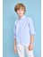 Erkek Çocuk Oxford Basic Düz Uzun Kollu Gömlek 7