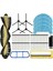 Ilıfe A4 A4S A40 Polarıs Pvcr 0726W 0826 0926W Amibot Spirit H2O Yedek Parçalar Ana Yan Fırça Hepa Filtre Mop (Yurt Dışından) 1