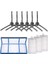 Ilıfe V3 V3S V3S V5 V5S V5S V5S Için Yedek Aksesuar Kiti Vakum Süpürge Filtresi Pro Robot Vakum Süpürge Filtreleri Yan Fırçalar (Yurt Dışından) 1