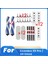 Ecovacs Için 50 Pcs X5 Pro / X5 Omni Süpürme Robot Aksesuarları Temizleyici Parçalar Değiştirme Ana Yan Fırça Mop Filtre Seti (Yurt Dışından) 1