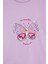 Lila Kelebek Baskılı Payetli Kız Çocuk Tişört 21000 2