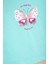 Su Yeşili Kelebek Baskılı Payetli Kız Çocuk Tişört 20996 2