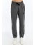 Erkek Gri Fermuar Cepli Düz Paça Eşofman ALT-P601 2