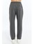 Erkek Gri Fermuar Cepli Düz Paça Eşofman ALT-P601 4