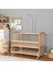 Ahşap Beşik Anne Yanı Beşik Organik (Boyasız) 60X120 - Tekerlekli Uyku Setsiz ve Yataksız 2