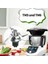 Thermomix Tm5 Tm6 Mutfak Robotu Parçaları Için Blender Bıçağı Yedek Parçası, Sabitleme Plakalı Paslanmaz Çelik Karıştırma Bıçağı (Yurt Dışından) 3