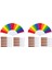 Gökkuşağı Yelpazeleri, 24'lü Paket Yelpazeler, Gökkuşağı Lgbtq Taşınabilir Katlanır Yelpazeler, Katlanır El Yelpazeleri Parti Süslemeleri (Yurt Dışından) 1