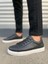 Mode Bağcıklı Cilt Siyah Beyaz Erkek Günlük Sneaker Ayakkabı 2
