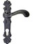 Antika Tarz Dekoratif Pirinç Okyanus Oda Kapı Kolu - 230X46 Mm, Oksit 1