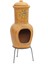 Güneş Motifli Küçük Chimenea Sarı 2