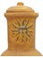 Güneş Motifli Küçük Chimenea Sarı 5