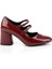 Bordo Kadın Klasik Topuklu Ayakkabı K01565016398 1