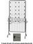 60 Adet Askı Çubuklu Spor Malzemeleri Ürün Standı - 90 x 190 cm Tel Pano Standı 4