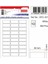 Tanex Ofis Etiket Ofc-107 Beyaz 10 Adet 1