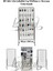 60 Adet Askı Çubuklu Cep Telefonu ve Aksesuar Ürün Standı - 90 x 190 cm Tel Pano Standı 1