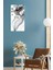 Modern Siyah-Beyaz Dalga Desenli Mdf Dikdörtgen Duvar Saati – 30X60 Cm– USD108 4