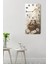 Dekoratif Kuş ve Çiçek Temalı Mdf Dikdörtgen Duvar Saati – 30X60 Cm– USD102 6