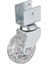Hts 328 - 50X20 mm Şeffaf Makaralı Kısa U Tablalı Teker 4 Adet 1