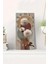 Mdf Dikdörtgen Saat – 30X60 cm – Papatya Tohumu Desenli Özel Tasarım Uv Baskı– USD094 1