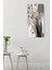 Modern Soyut Desenli Mdf Dikdörtgen Duvar Saati 30X60 cm Sessiz Mekanizmalı Uv Baskı – USD096 7