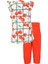 Kız Bebek Kırmızı Cherry Desenli T-Shirt ve Tayt Takım (9AY-4YAŞ) 6