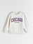 Lcw Kids Ekru Chicago Nakışlı Erkek Çocuk Sweatshirt 3