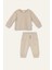 Unisex Bebek Organik Ikili Takım - Ekru 1