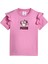 x Hk&fr Ruffle Kız Çocuk Pembe Tişört 4