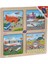 ONY-343/344/345/346 Ahşap Eğitici 4'lü Puzzle -Onyıl 3